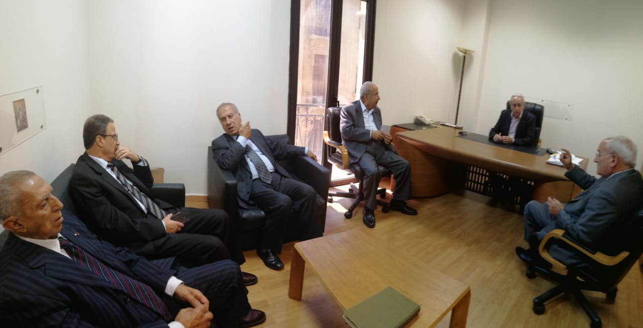 الوفد خلال الزيارة